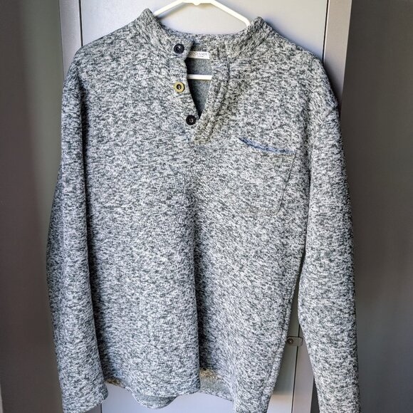 Unisex Coofandy Fleece pullover green heather - Picture 1 of 5